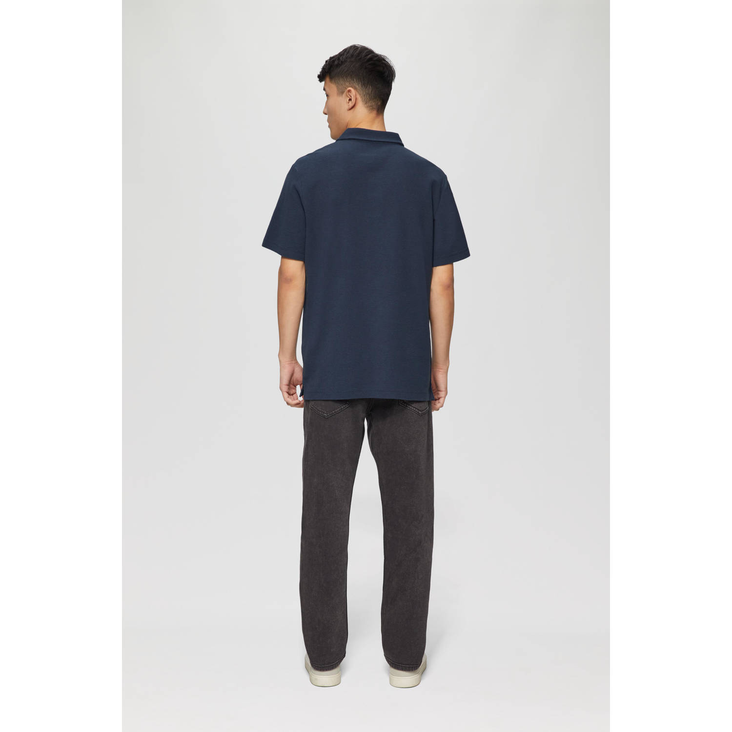 s.Oliver regular polo donkerblauw