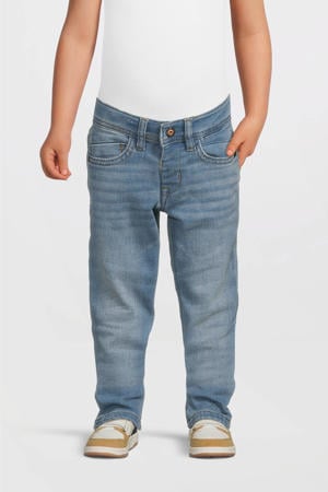 high waist regular fit jeans light blue denim