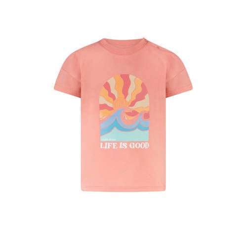 Little Cars T-shirt roze afbeelding