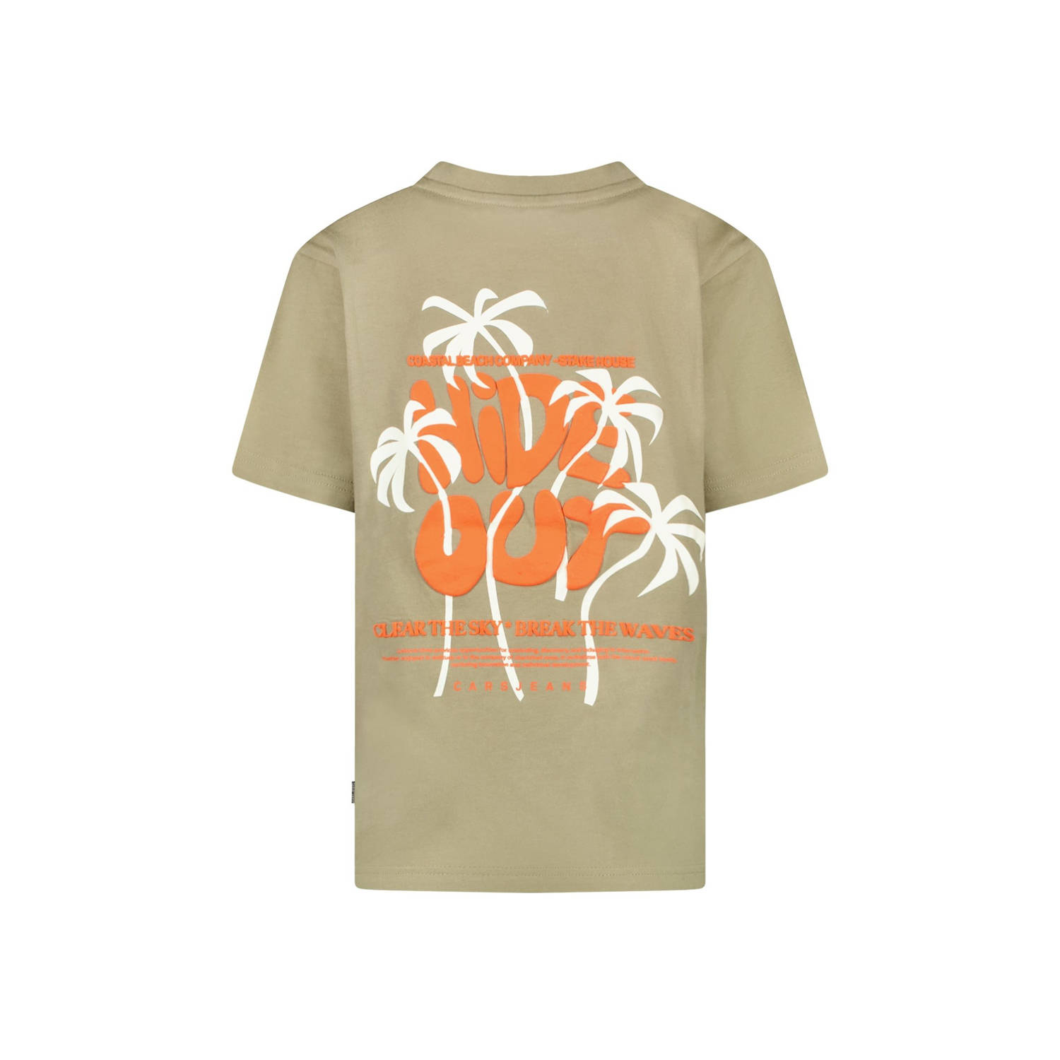Cars T-shirt olijfgroen
