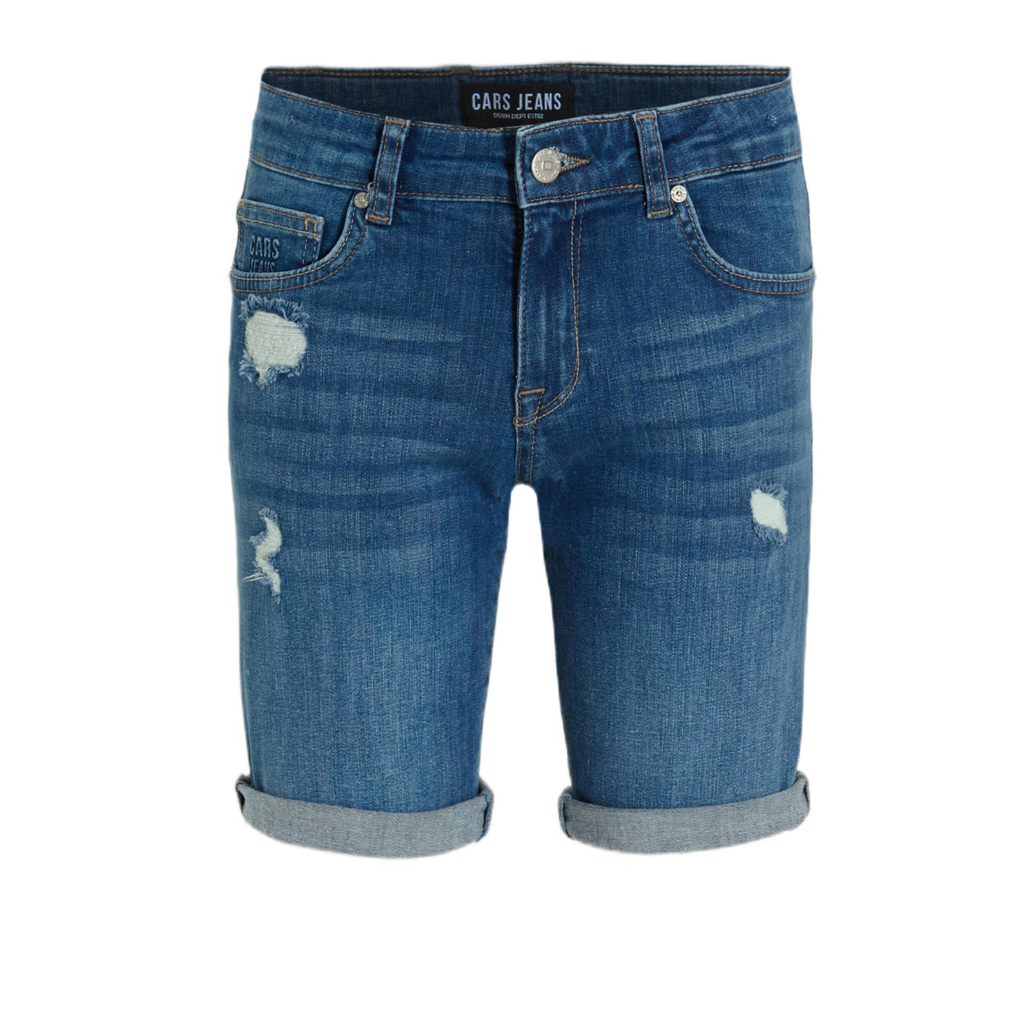 Cars regular denim short medium blue denim