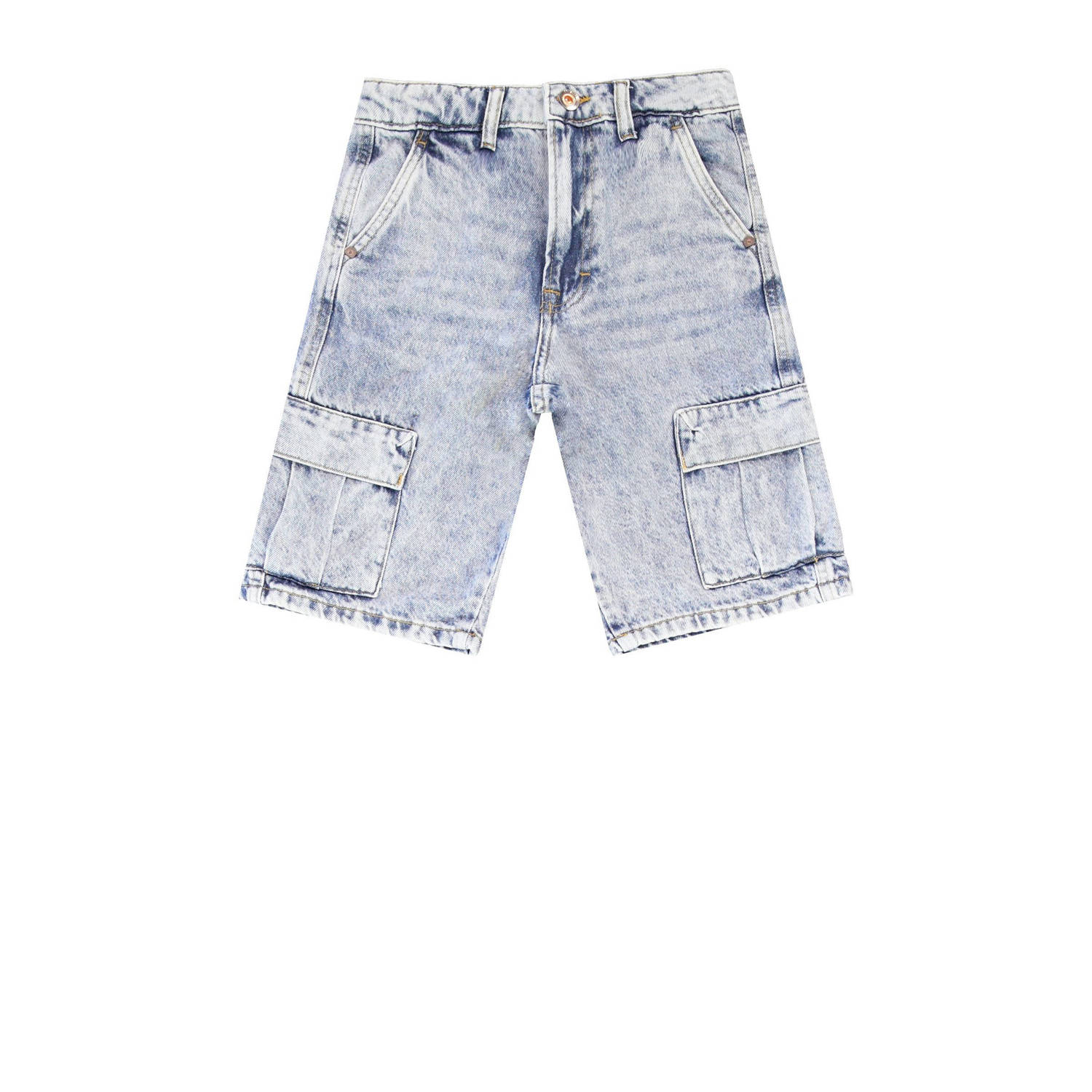 Cars regular denim short light blue denim