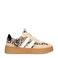 POSH by Poelman sneakers met panterprint beige/zwart