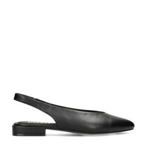 Anna slingback loafers zwart