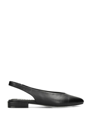Anna slingback loafers zwart