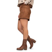 thumbnail: PS Poelman Lina leren enkellaarzen cognac