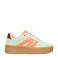 POSH by Poelman sneakers mintgrpoen/oranje