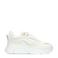 Poelman chunky leren sneakers wit