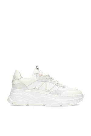 Jilly  chunky leren sneakers wit