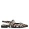 POSH by Poelman Julia slingback loafers met panterprint beige