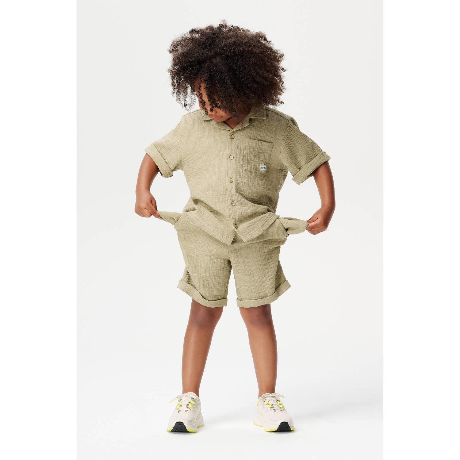 Noppies kids shirt groen