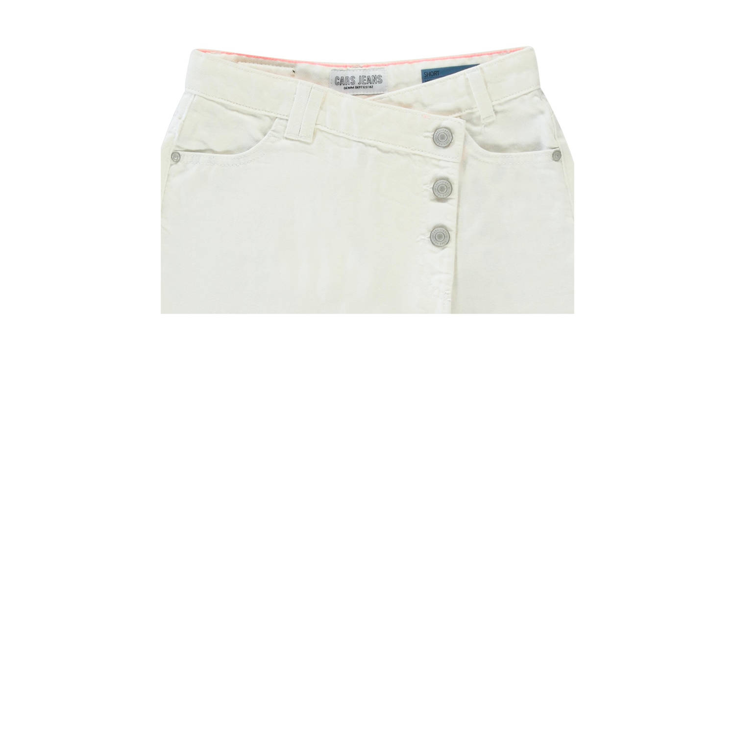 Cars spijkerskort wit