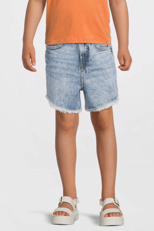 regular denim short light blue denim
