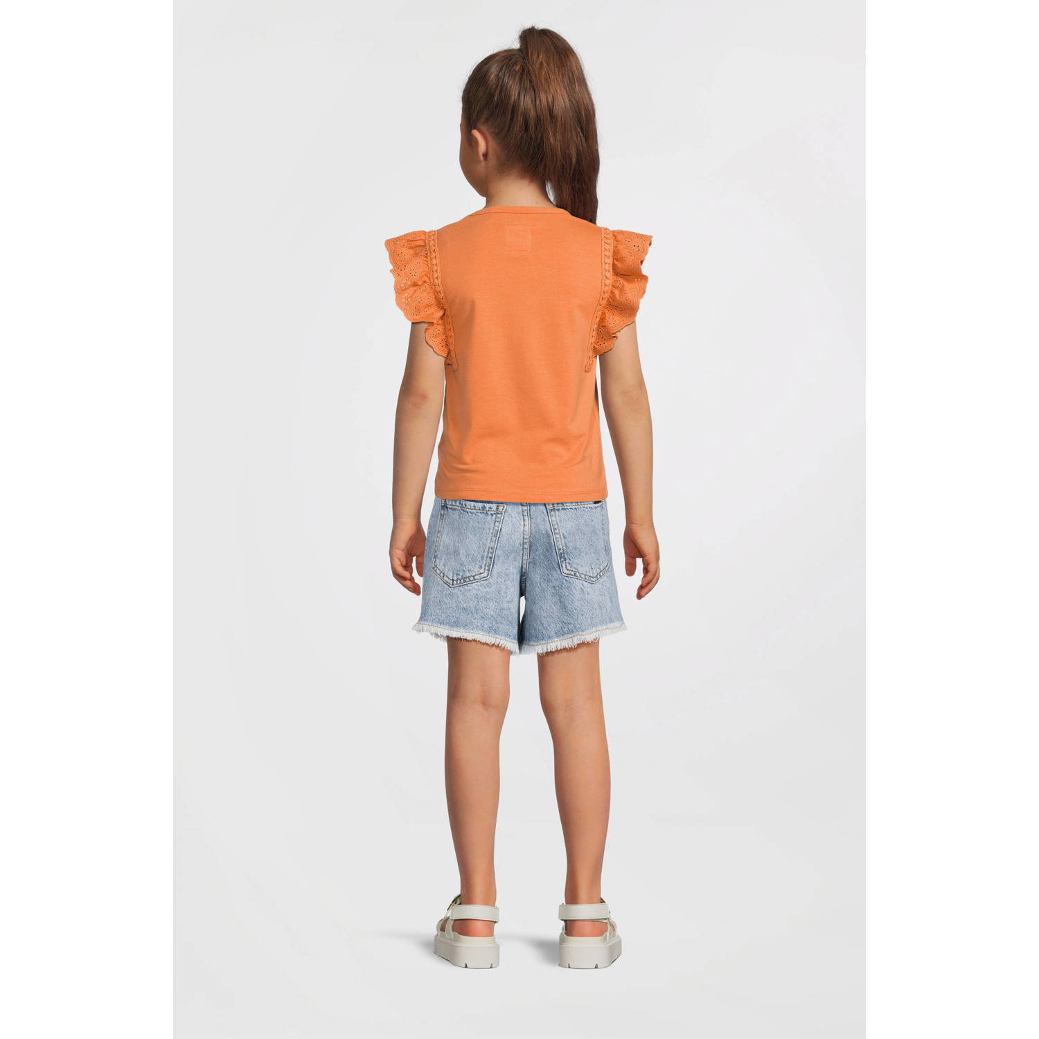 Cars regular denim short light blue denim