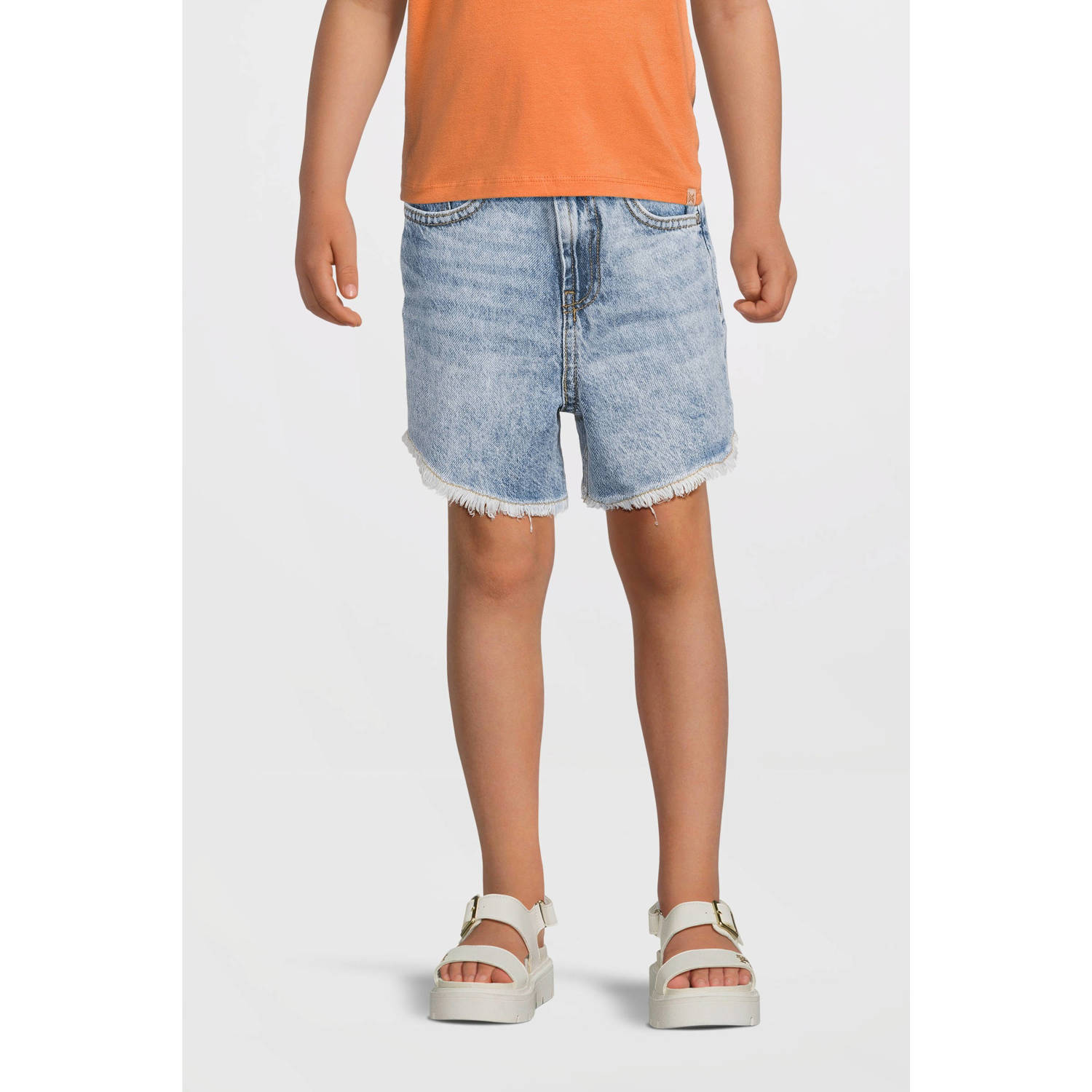 Cars regular denim short light blue denim