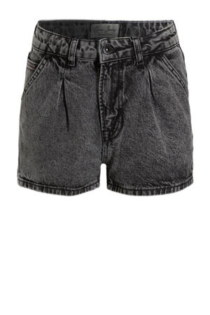 regular denim short grey denim