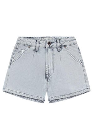regular denim short light blue denim