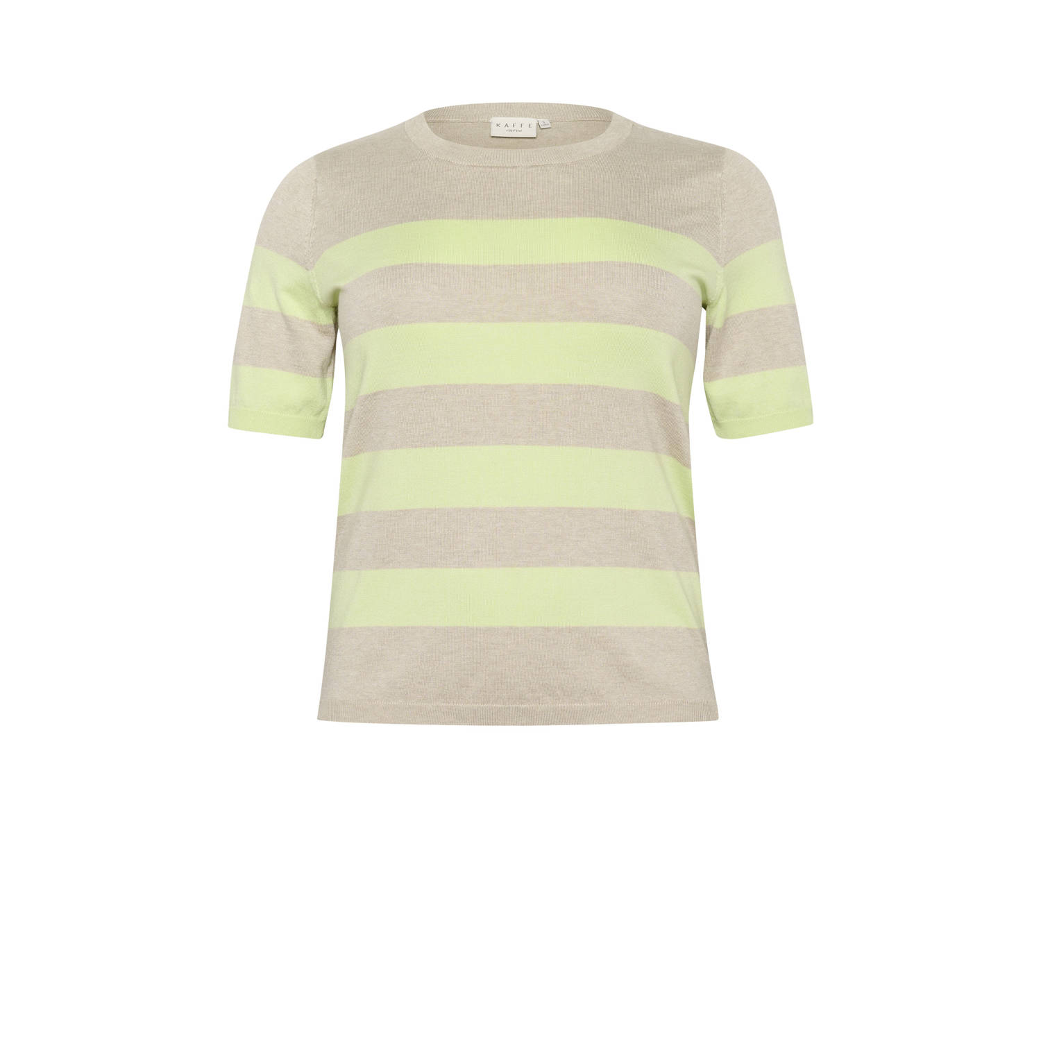 Kaffe Curve top zand limegroen