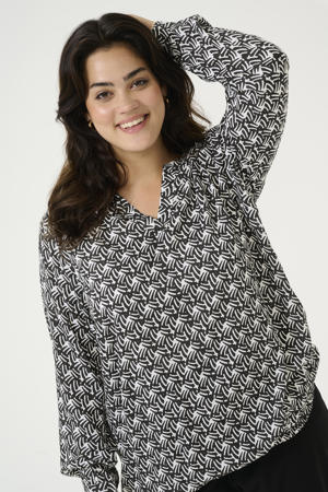 blousetop zwart