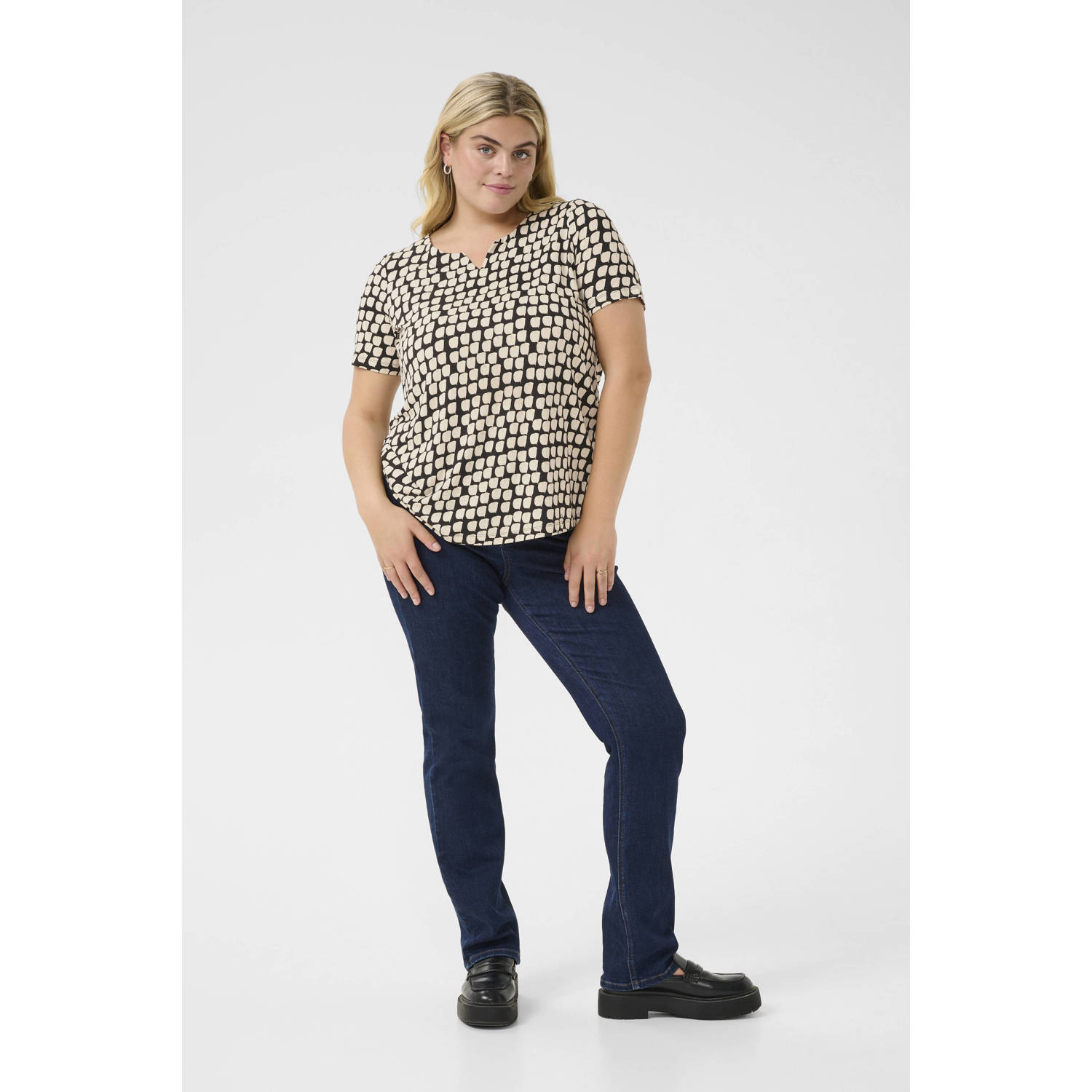 Kaffe Curve top zwart