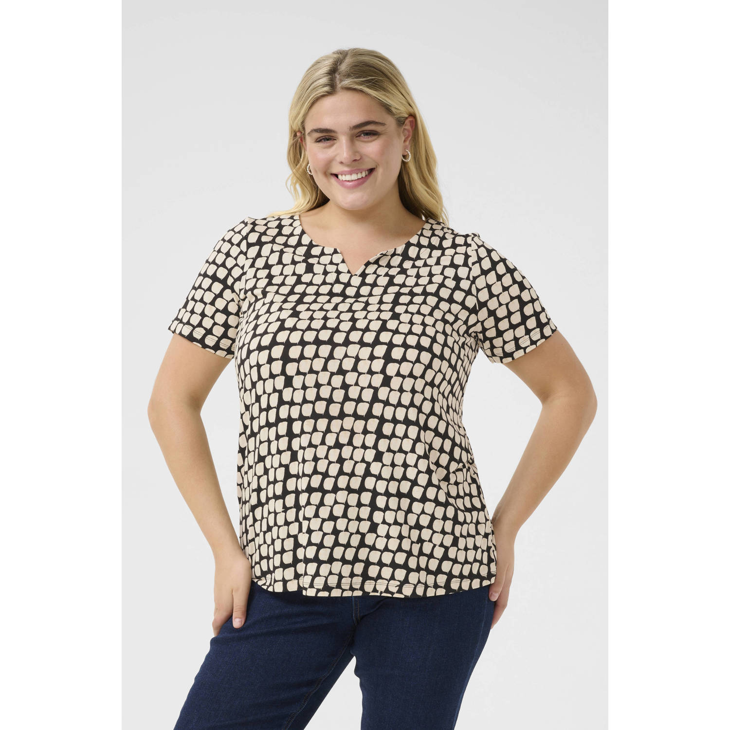 Kaffe Curve top zwart