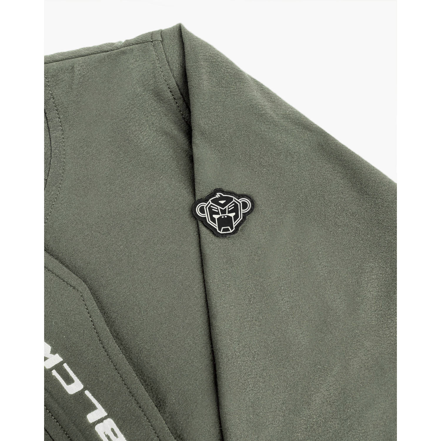 BLACK BANANAS softshell jas olijfgroen