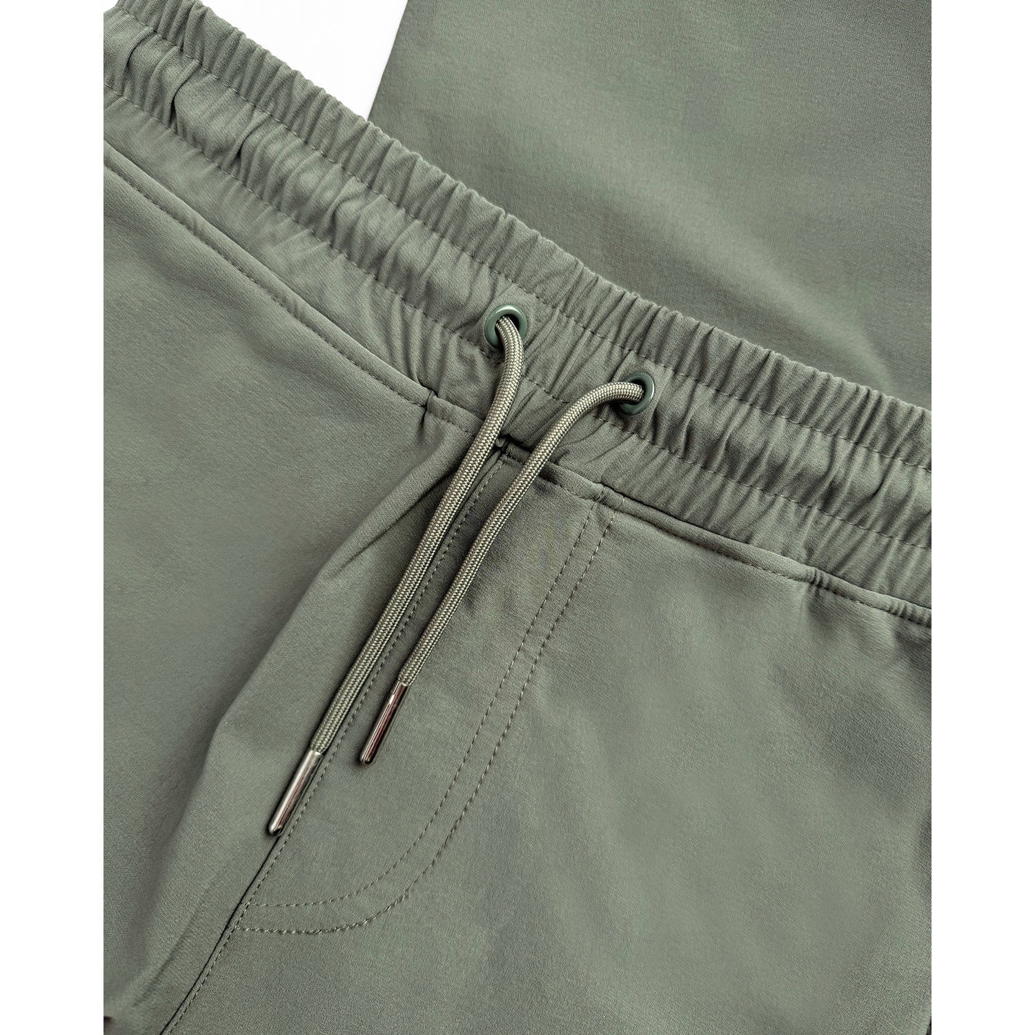 BLACK BANANAS regular cargo broek olijfgroen