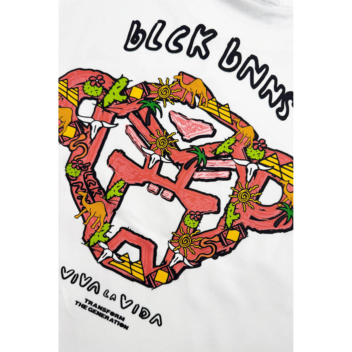BLACK BANANAS T-shirt wit
