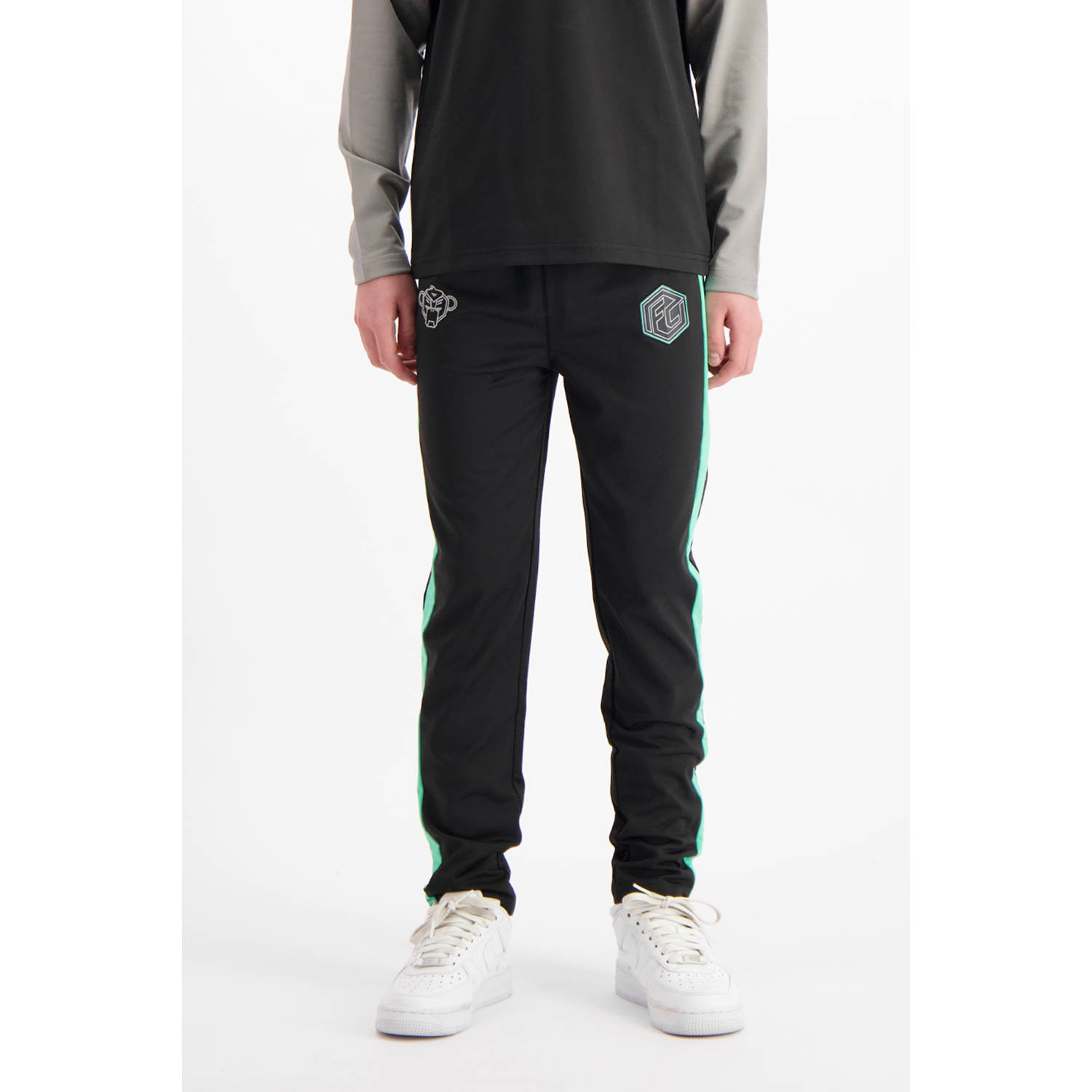 BLACK BANANAS regular joggingbroek zwart