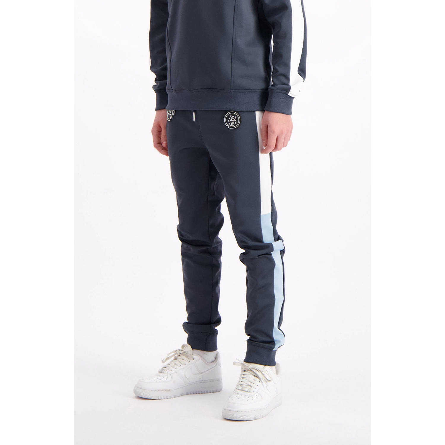 BLACK BANANAS regular joggingbroek antraciet