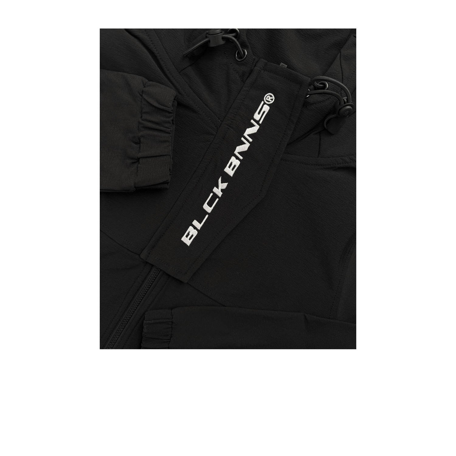 BLACK BANANAS softshell jas zwart