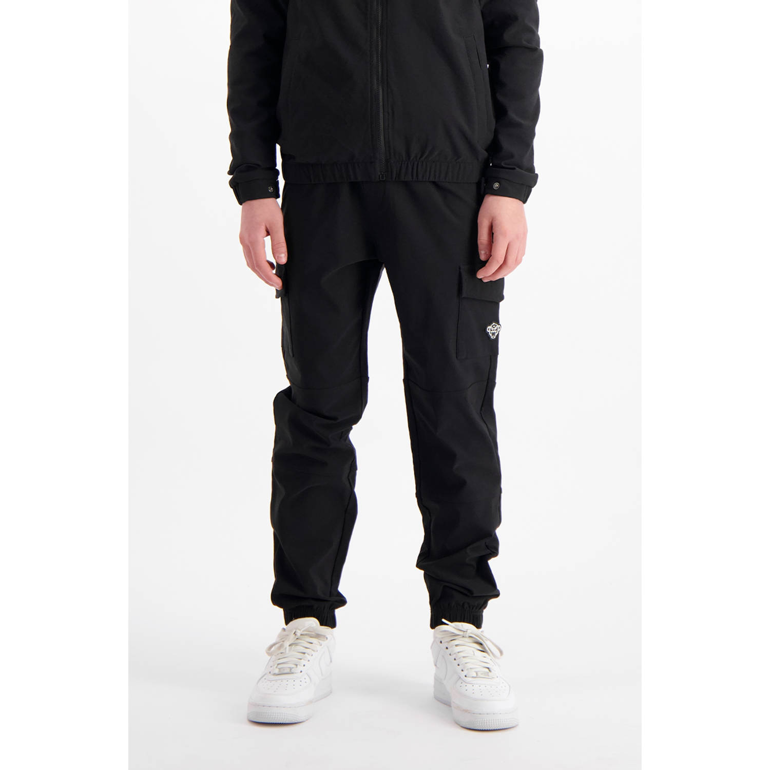 BLACK BANANAS regular cargo broek zwart