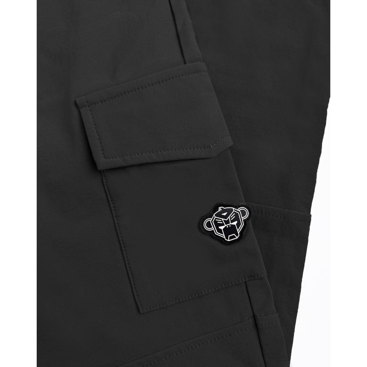 BLACK BANANAS regular cargo broek zwart