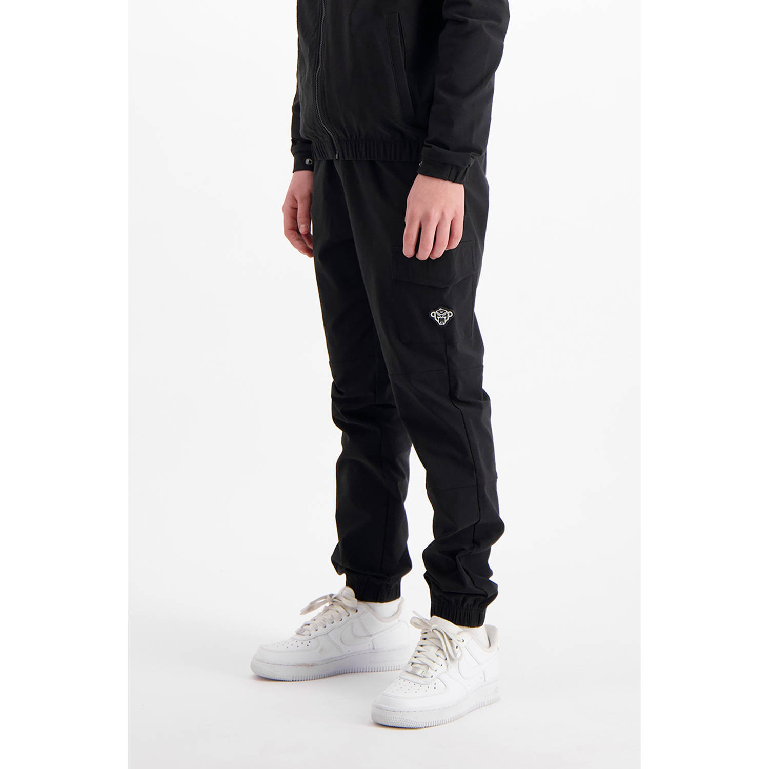 BLACK BANANAS regular cargo broek zwart