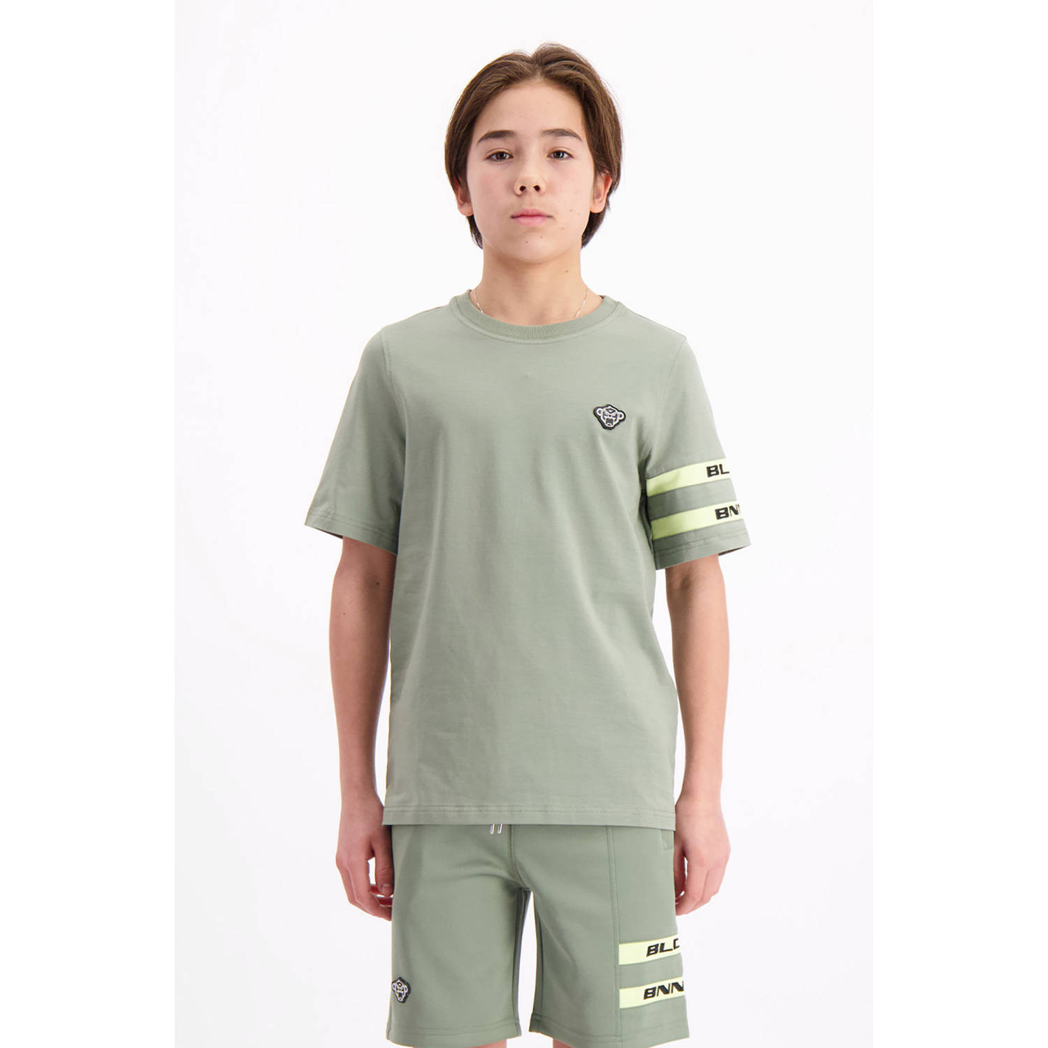 BLACK BANANAS T-shirt olijfgroen