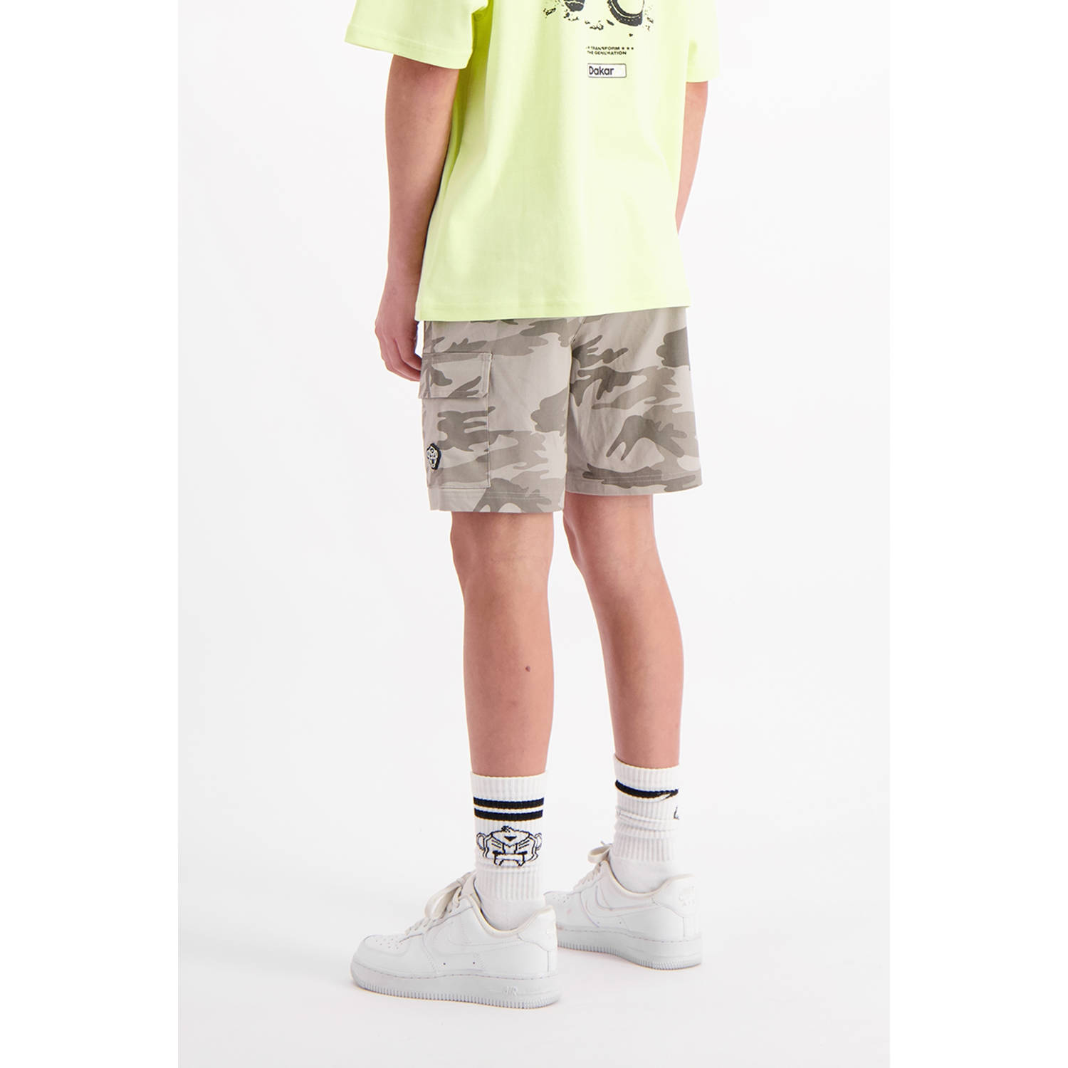 BLACK BANANAS regular cargo short grijs