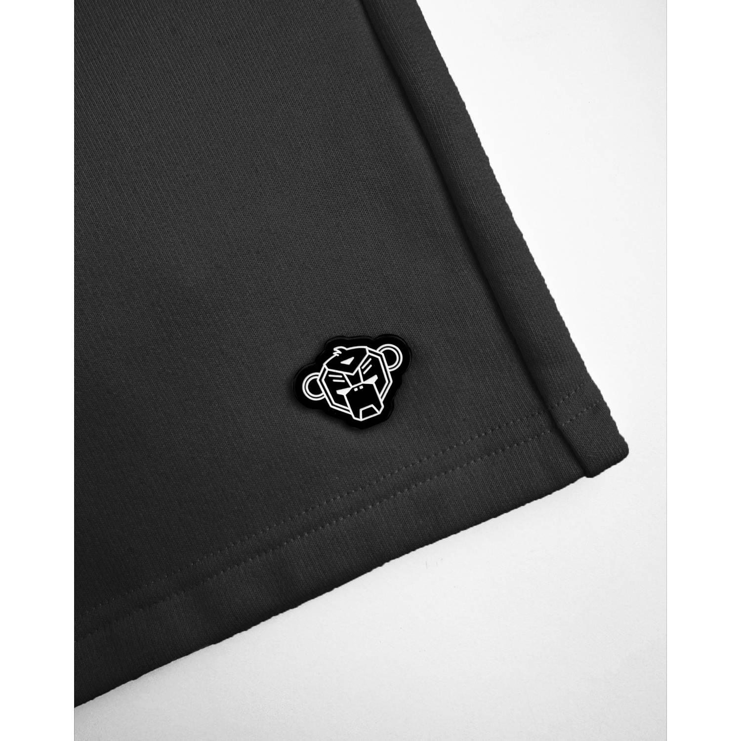 BLACK BANANAS regular sweatshort zwart