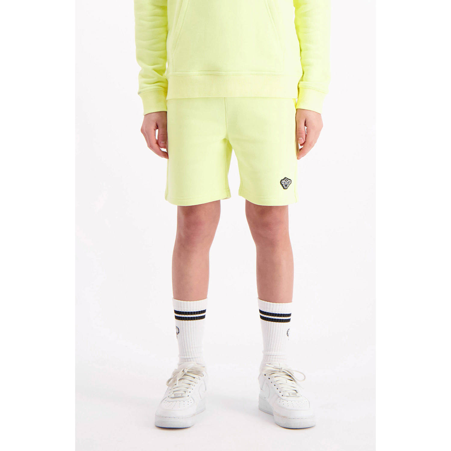BLACK BANANAS regular sweatshort geel