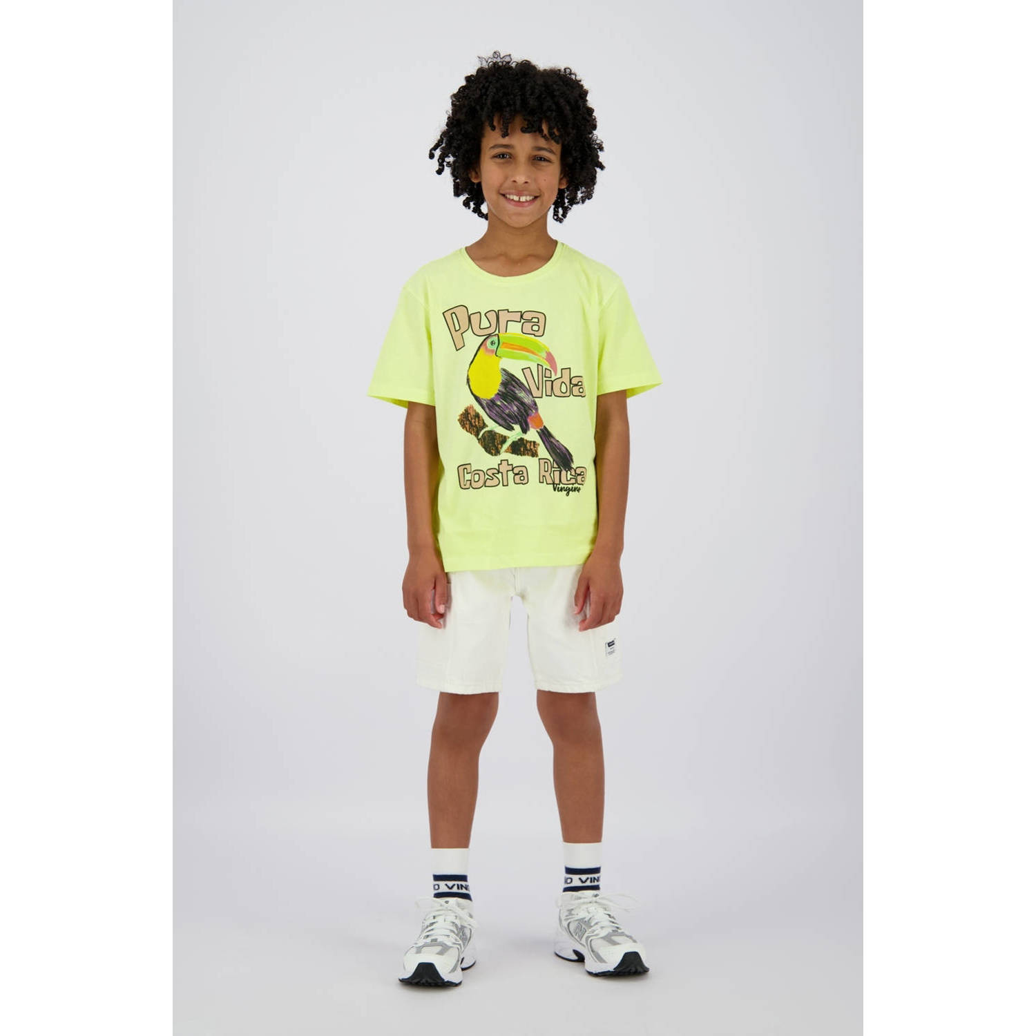 Vingino regular cargo short wit