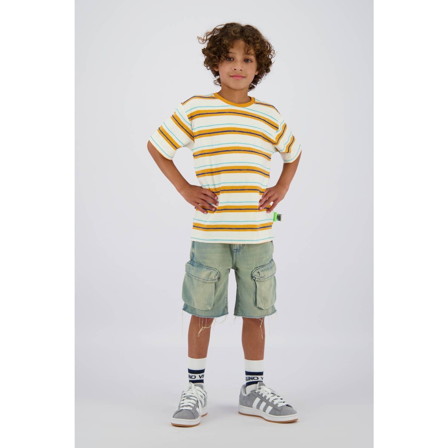 Vingino denim regular short medium blue denim