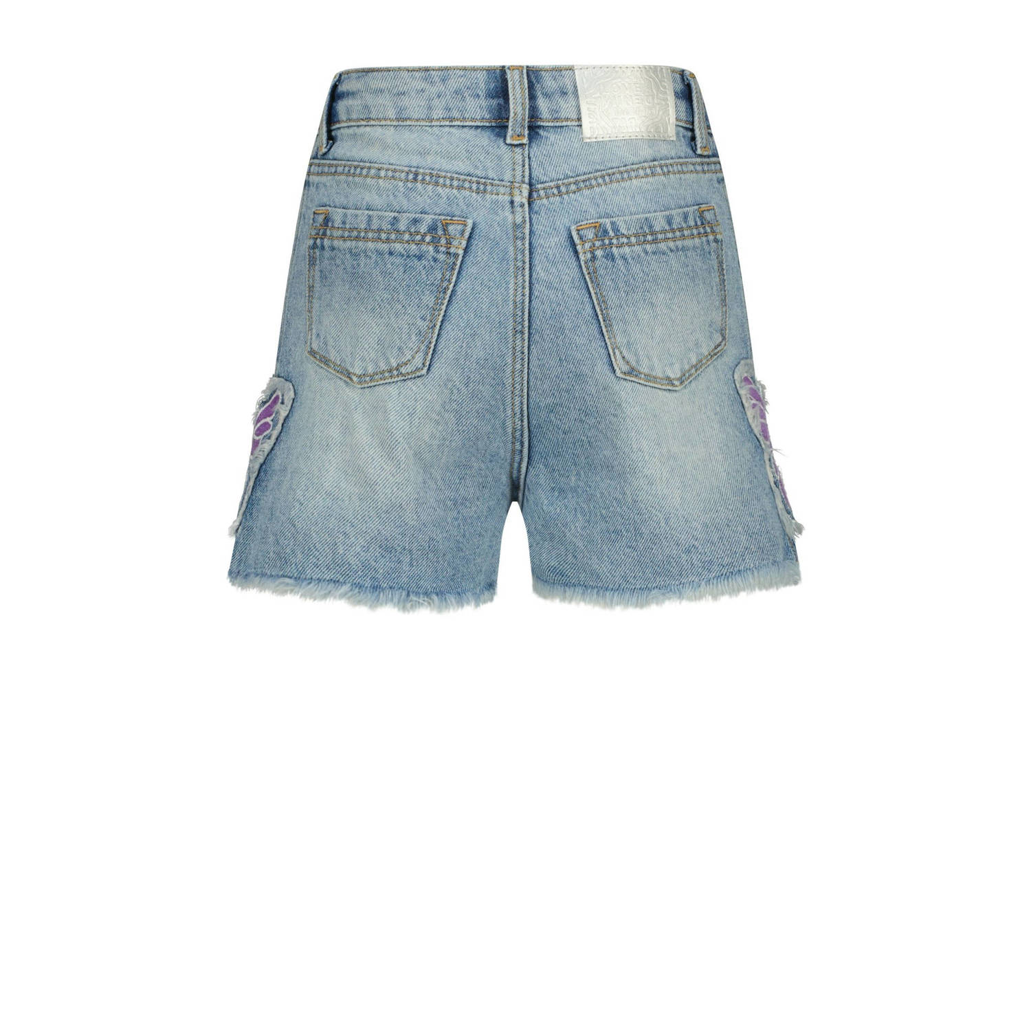 Vingino regular denim short light blue denim