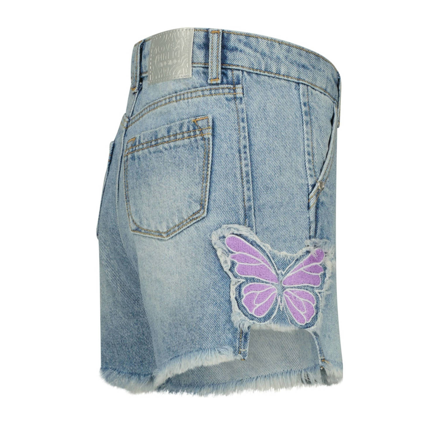 Vingino regular denim short light blue denim