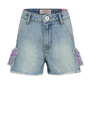 regular denim short light blue denim