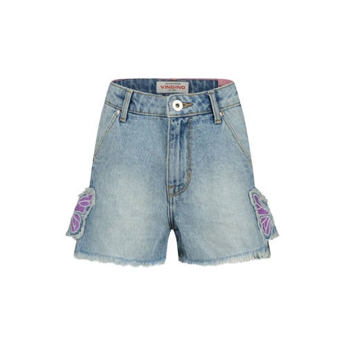 Vingino regular denim short light blue denim afbeelding