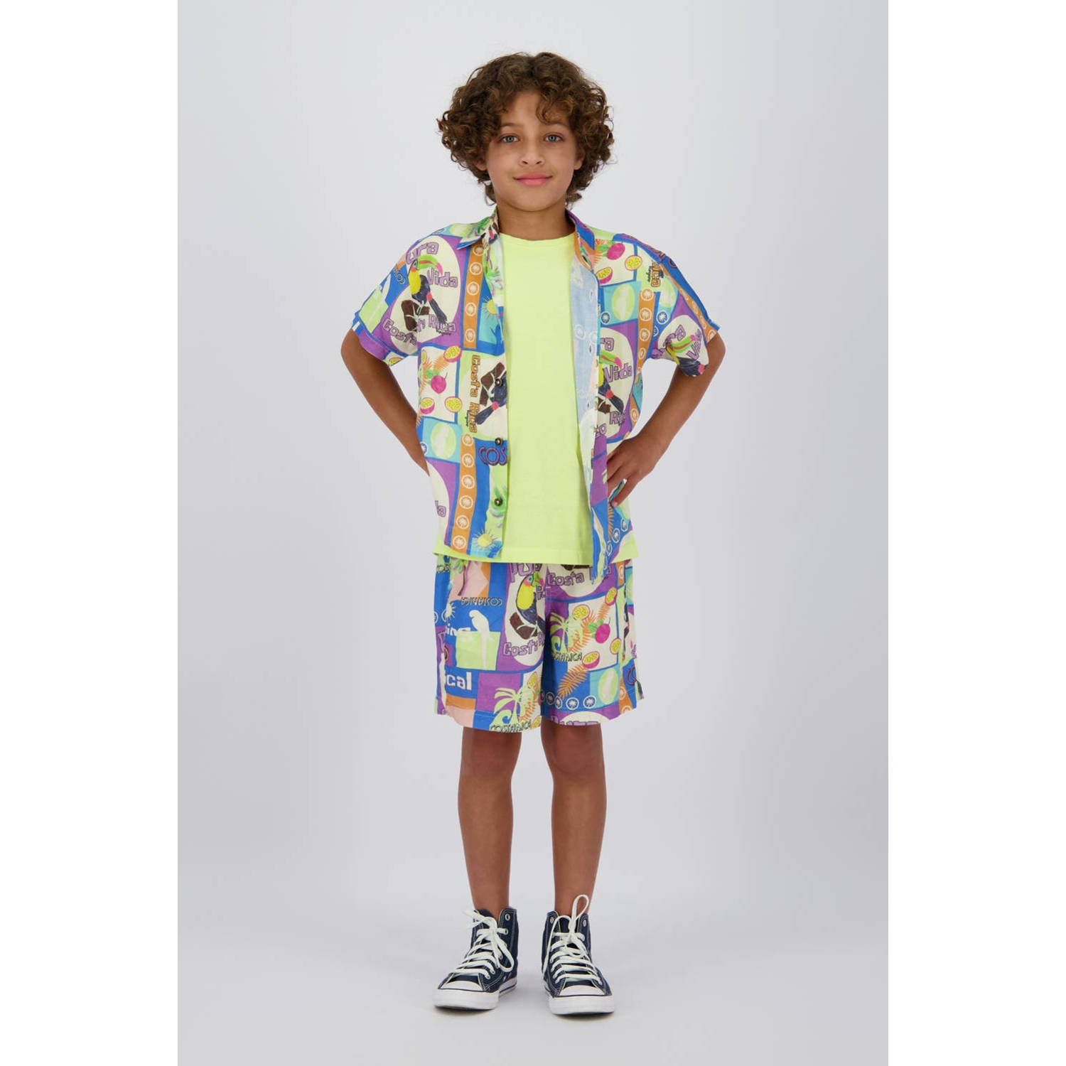Vingino relaxed casual short blauw