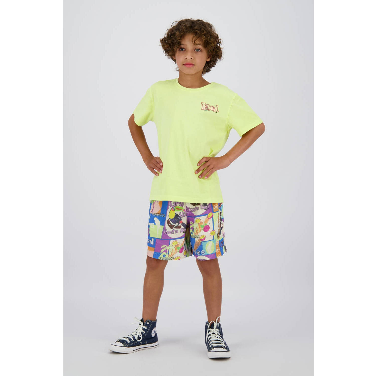 Vingino relaxed casual short blauw