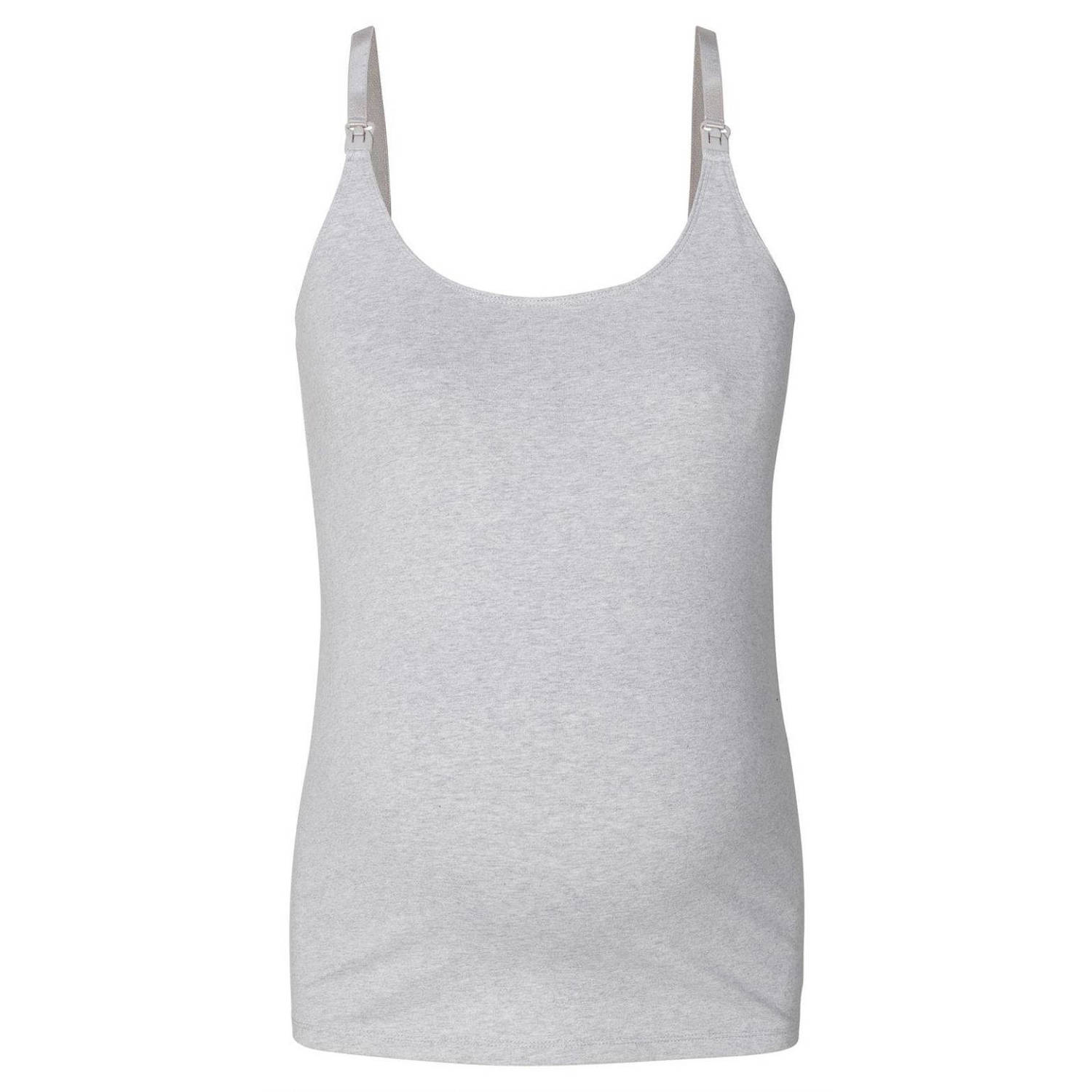 Noppies maternity zwangerschaps- en voedings top grijs