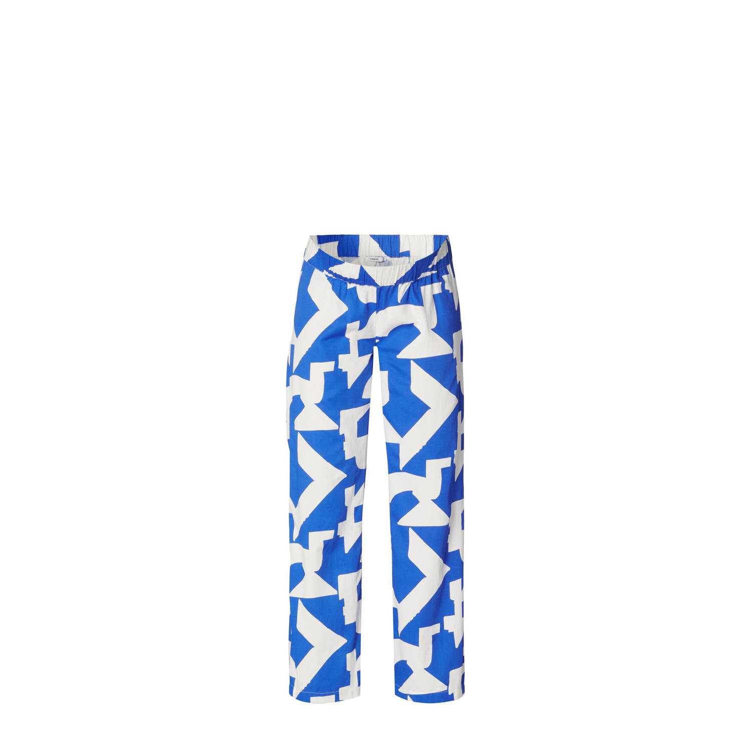 Noppies maternity straight regular waist zwangerschaps broek blauw
