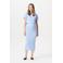 Noppies maternity zwangerschaps- en voedings cropped top lichtblauw