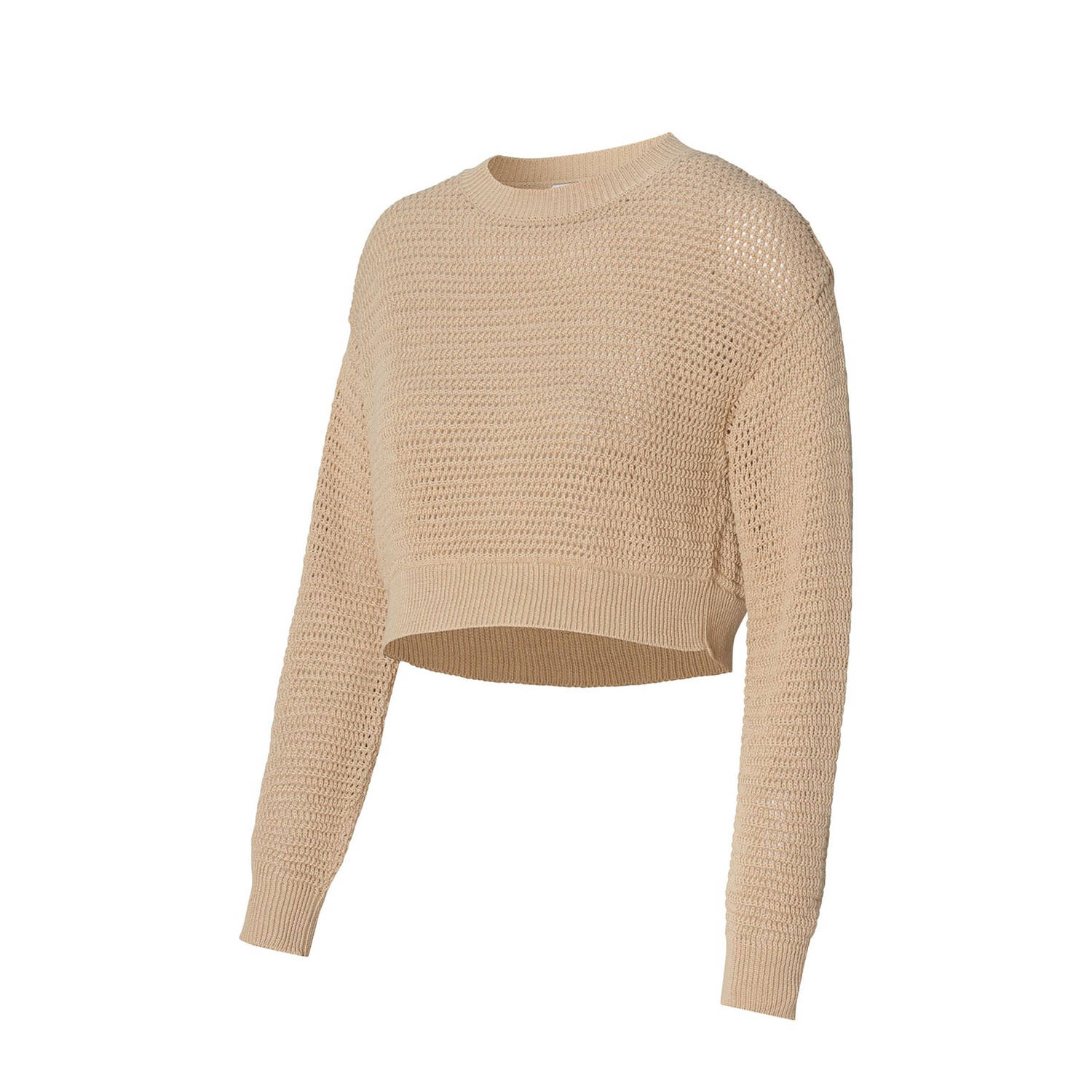 Noppies maternity zwangerschaps gebreide trui beige